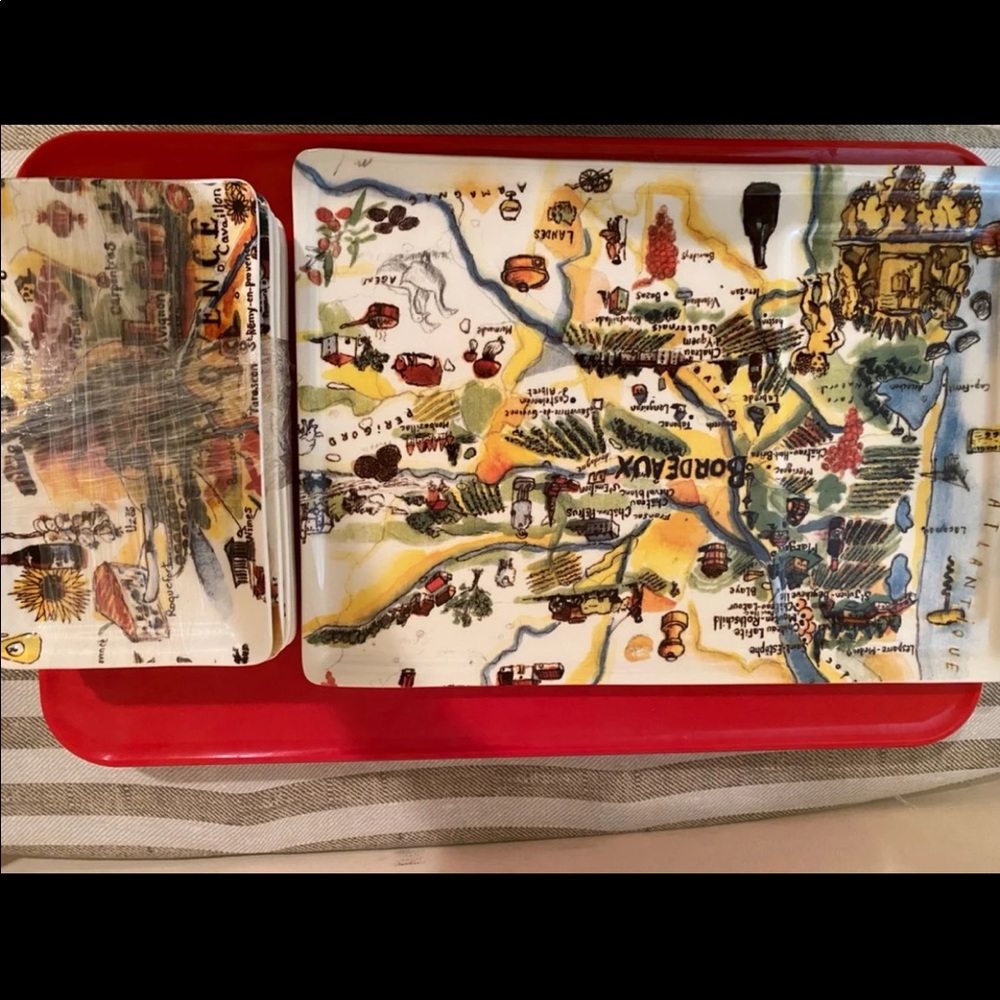 COPY - Marc Lacaze Cheese Platter & Appetizer Plates